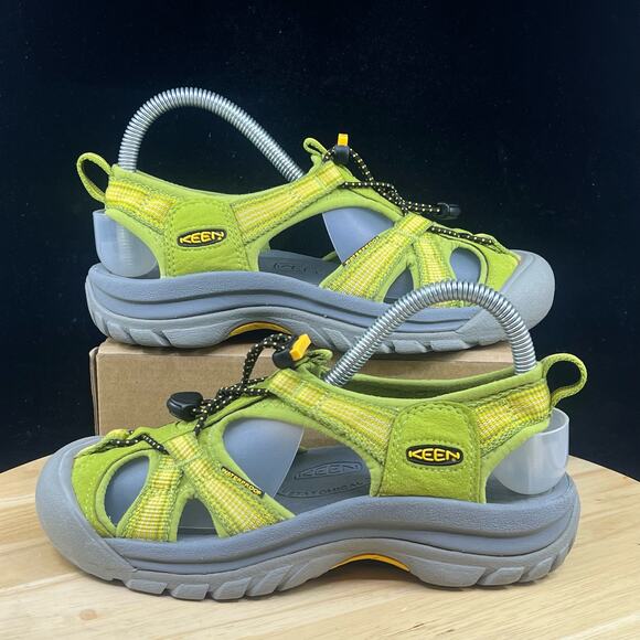 Keen Shoes - Keen Women's Size 6 Green/Yellow Waterproof Sport Sandals Great Shape Water Shoe